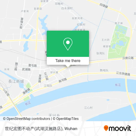 世纪宏图不动产(武湖汉施路店) map