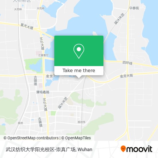 武汉纺织大学阳光校区-崇真广场 map