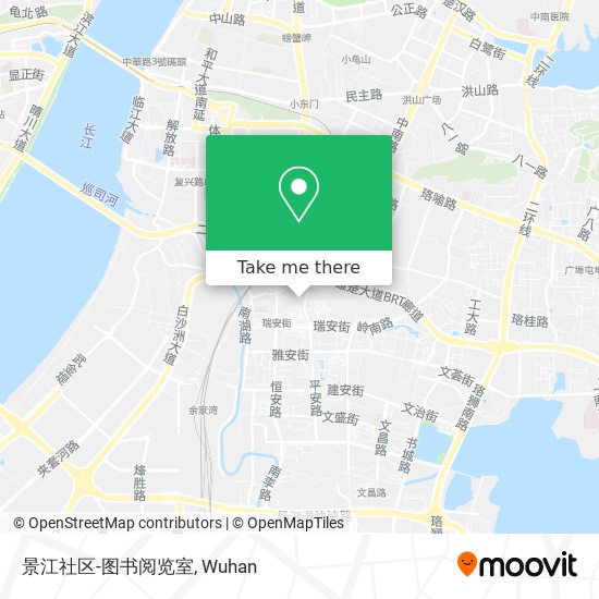 景江社区-图书阅览室 map