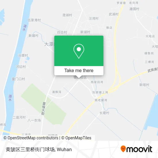 黄陂区三里桥街门球场 map