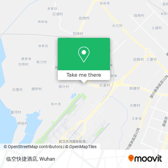 临空快捷酒店 map