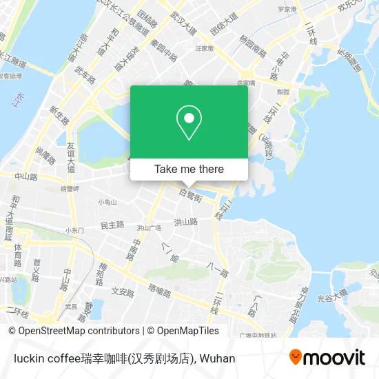 luckin coffee瑞幸咖啡(汉秀剧场店) map