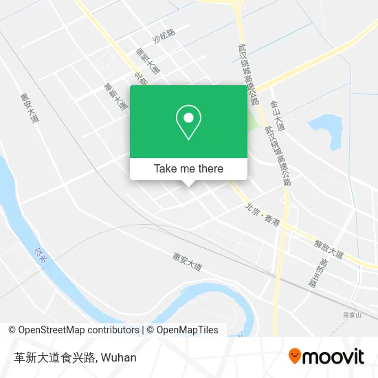 革新大道食兴路 map