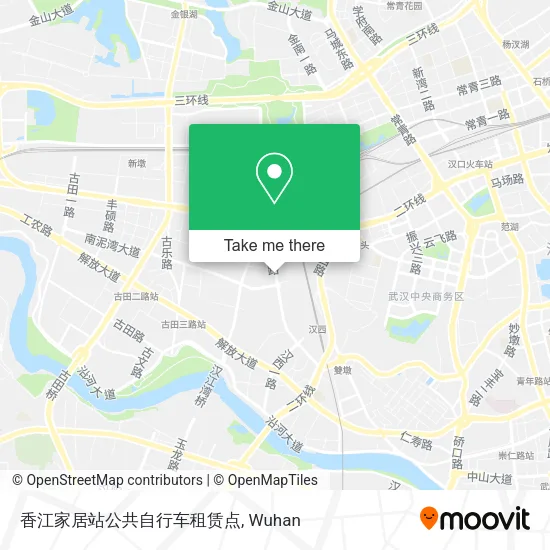 香江家居站公共自行车租赁点 map
