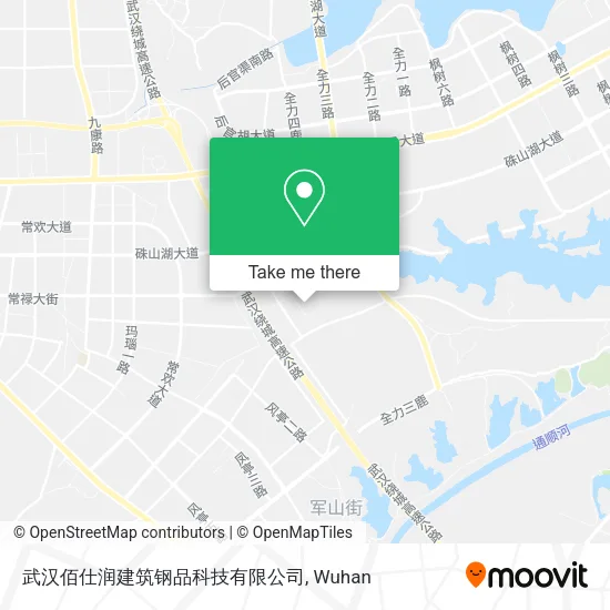 武汉佰仕润建筑钢品科技有限公司 map
