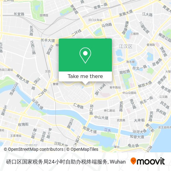 硚口区国家税务局24小时自助办税终端服务 map