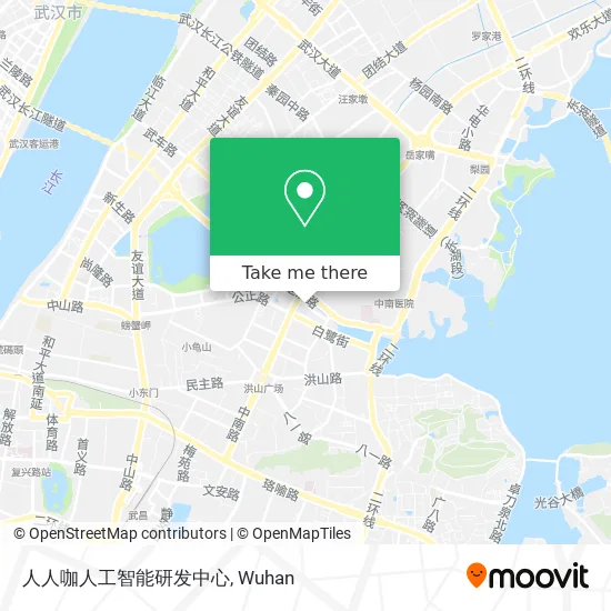 人人咖人工智能研发中心 map