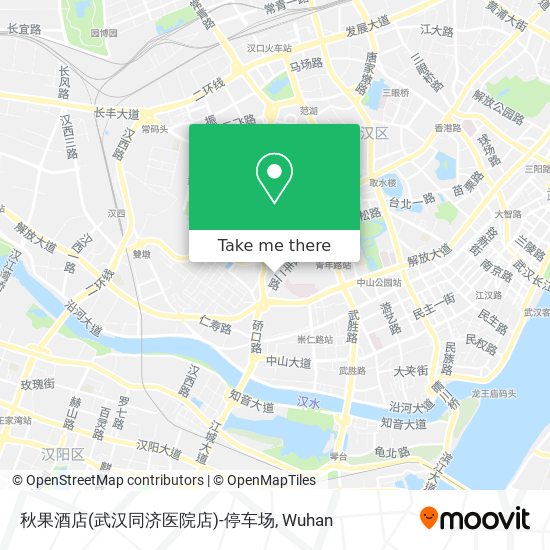 秋果酒店(武汉同济医院店)-停车场 map