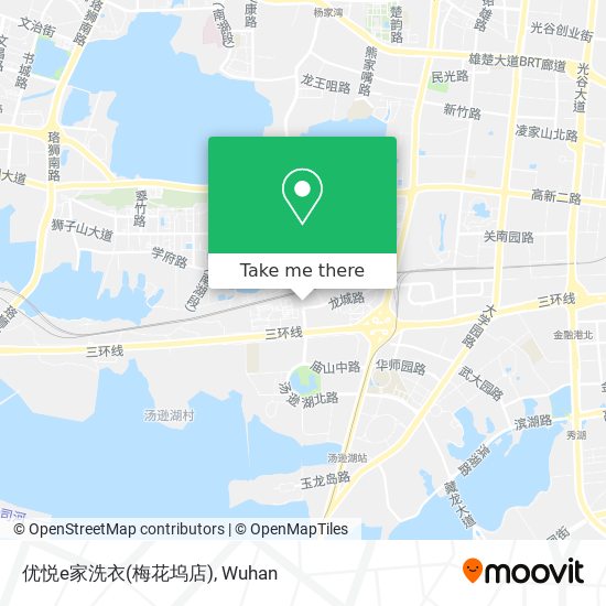 优悦e家洗衣(梅花坞店) map