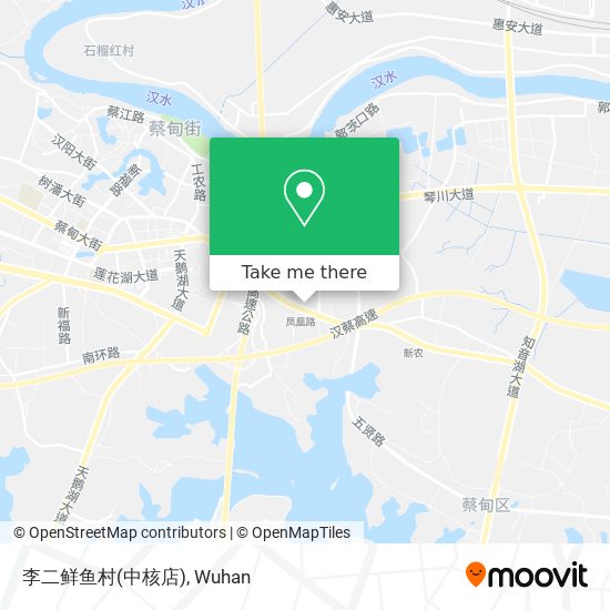 李二鲜鱼村(中核店) map