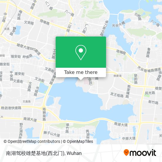 南湖驾校雄楚基地(西北门) map