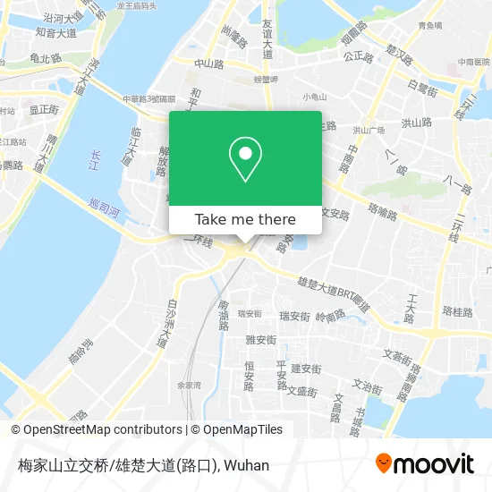 梅家山立交桥/雄楚大道(路口) map