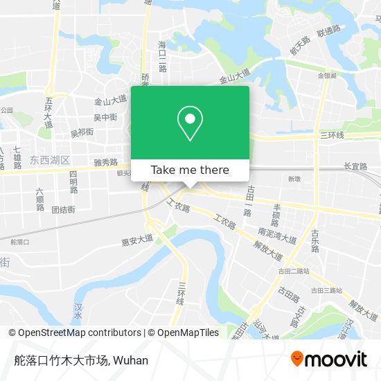 舵落口竹木大市场 map