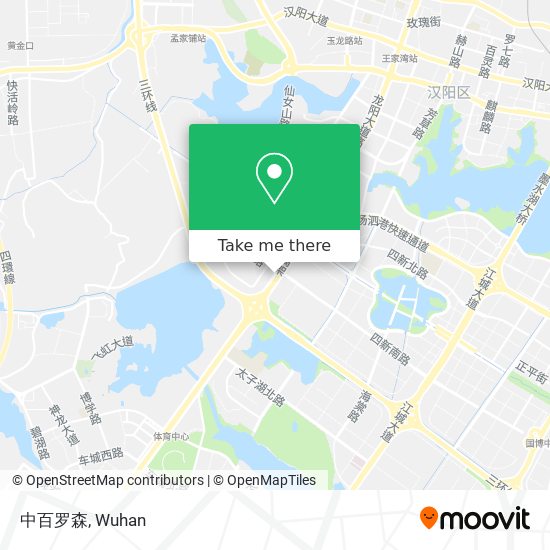 中百罗森 map
