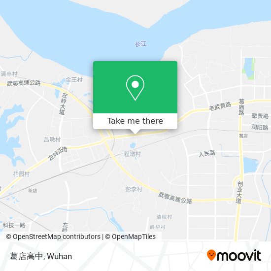 葛店高中 map