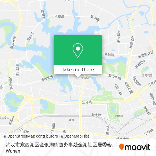 武汉市东西湖区金银湖街道办事处金湖社区居委会 map