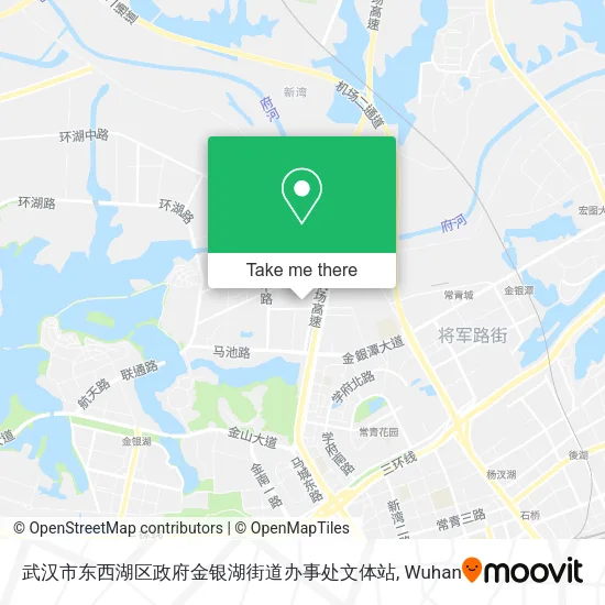 武汉市东西湖区政府金银湖街道办事处文体站 map