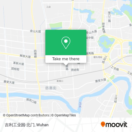 吉利工业园-北门 map