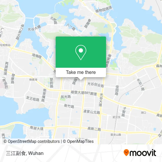 三江副食 map