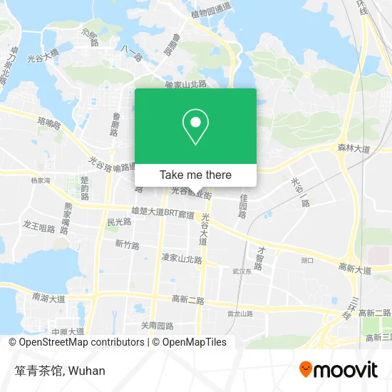 箪青茶馆 map