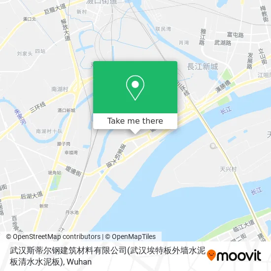武汉斯蒂尔钢建筑材料有限公司(武汉埃特板外墙水泥板清水水泥板) map