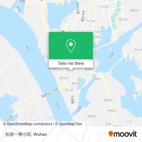 别居一阁小区 map