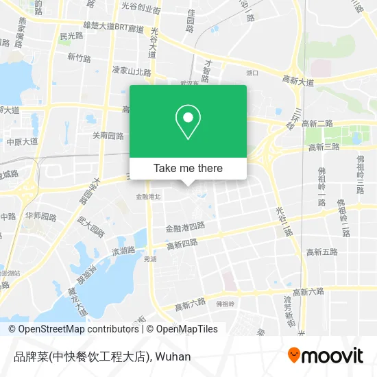 品牌菜(中快餐饮工程大店) map