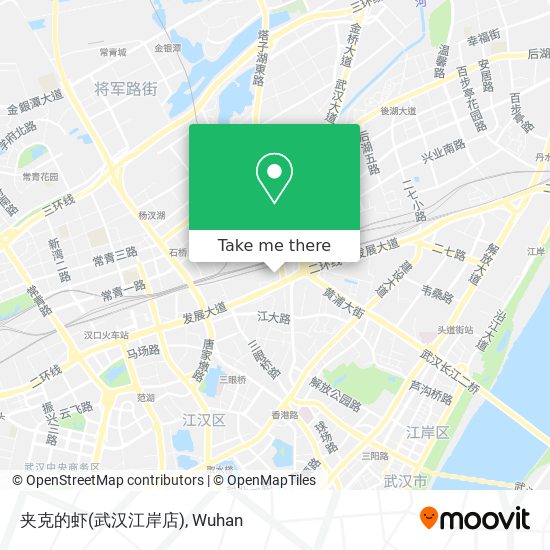 夹克的虾(武汉江岸店) map