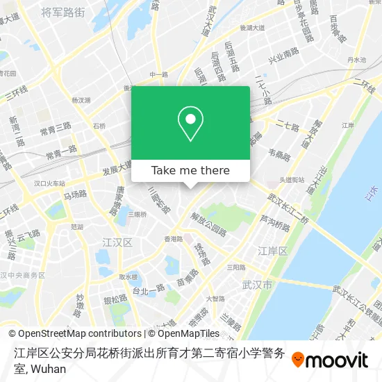 江岸区公安分局花桥街派出所育才第二寄宿小学警务室 map