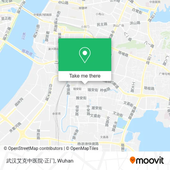 武汉艾克中医院-正门 map