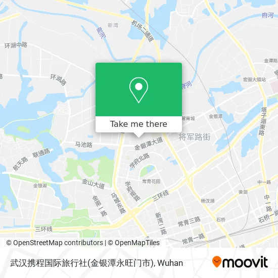 武汉携程国际旅行社(金银潭永旺门市) map