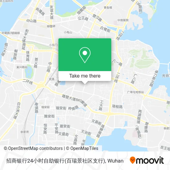 招商银行24小时自助银行(百瑞景社区支行) map