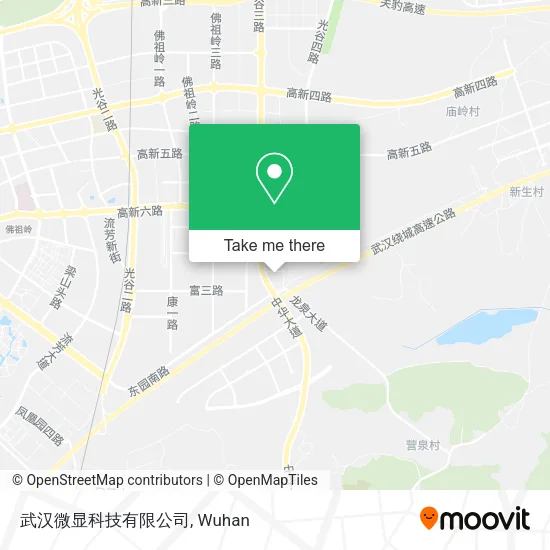 武汉微显科技有限公司 map