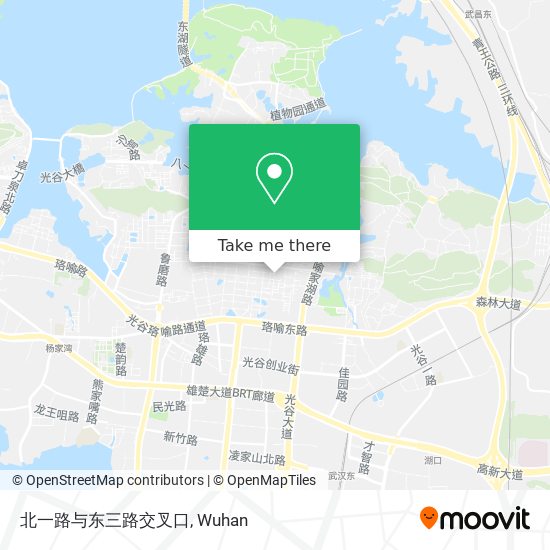 北一路与东三路交叉口 map