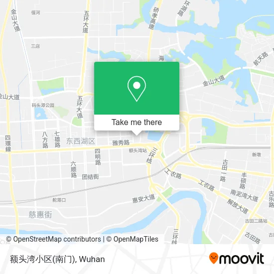 额头湾小区(南门) map