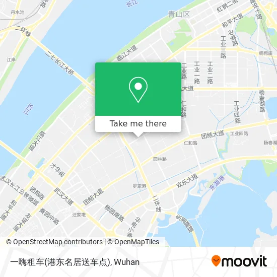 一嗨租车(港东名居送车点) map
