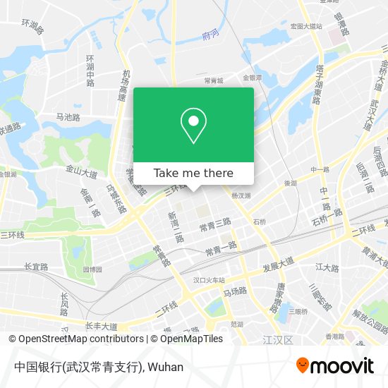中国银行(武汉常青支行) map