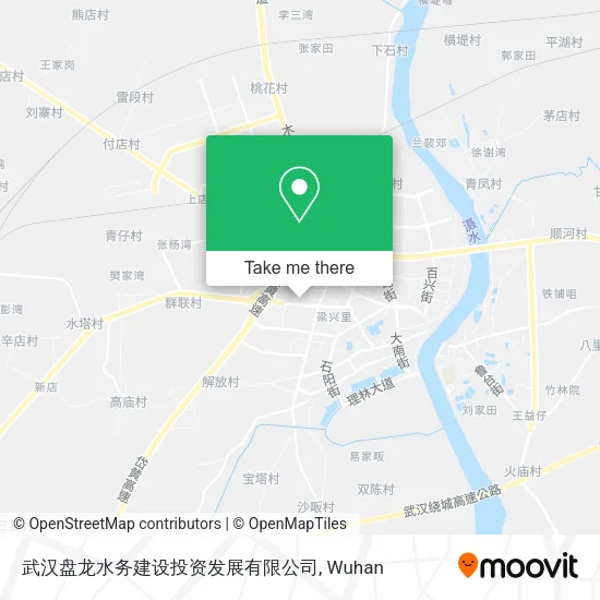 武汉盘龙水务建设投资发展有限公司 map