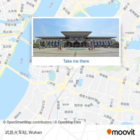 武昌火车站 map