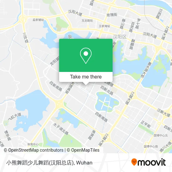 小熊舞蹈少儿舞蹈(汉阳总店) map
