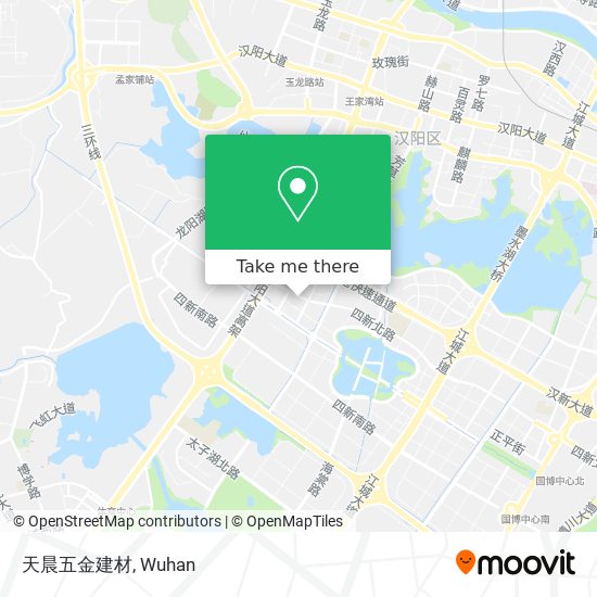 天晨五金建材 map