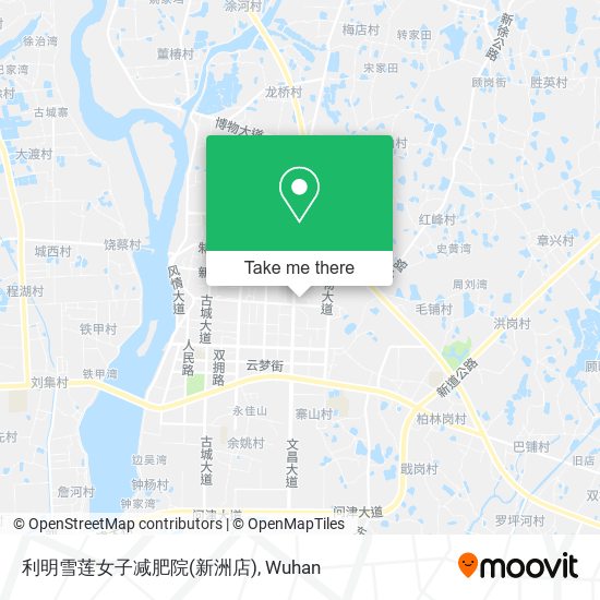 利明雪莲女子减肥院(新洲店) map
