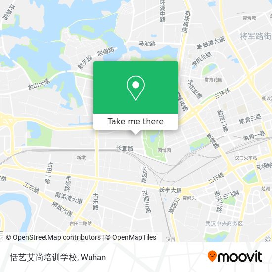 恬艺艾尚培训学校 map