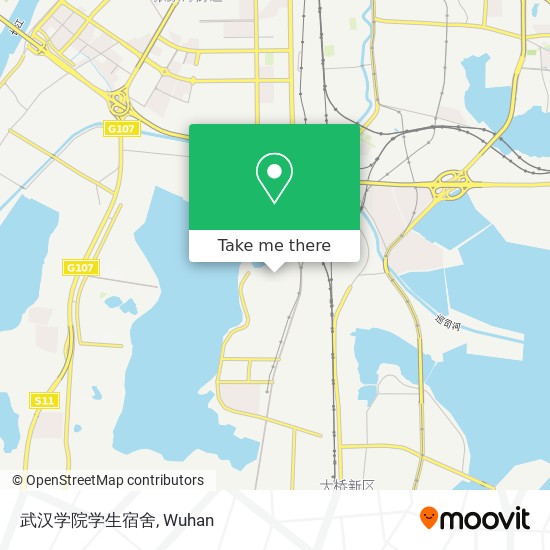 武汉学院学生宿舍 map