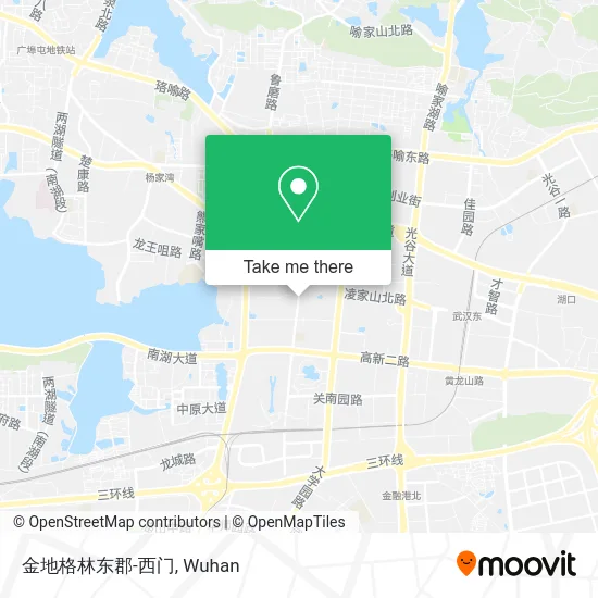 金地格林东郡-西门 map