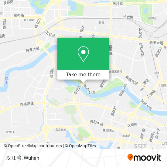 汉江湾 map