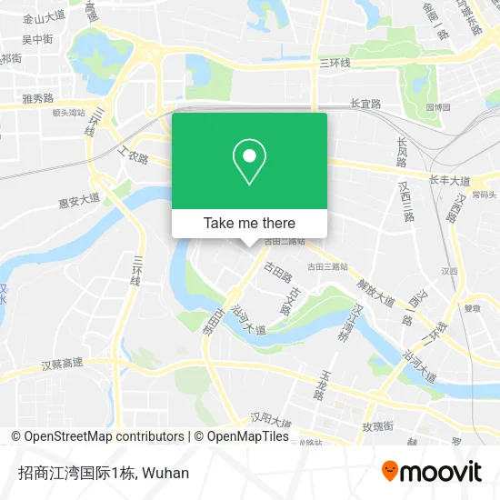 招商江湾国际1栋 map