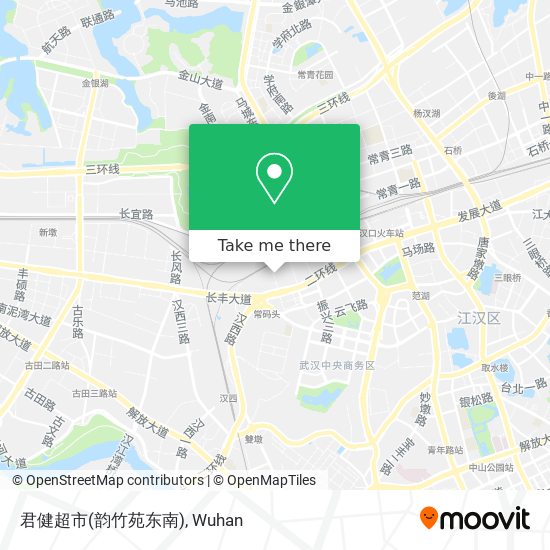 君健超市(韵竹苑东南) map