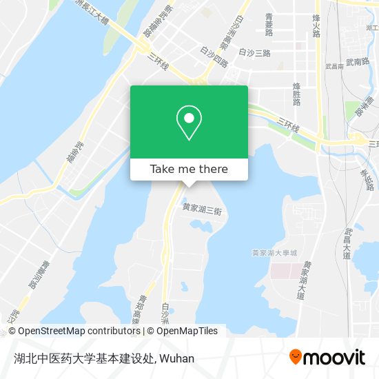 湖北中医药大学基本建设处 map
