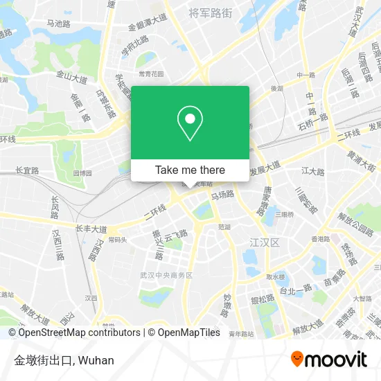 金墩街出口 map